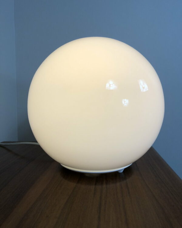 Lampe sphère verre Ikea années 90 – Image 3