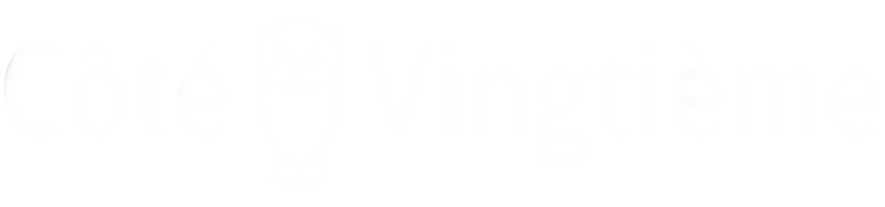 Logo Côté Vingtième blanc