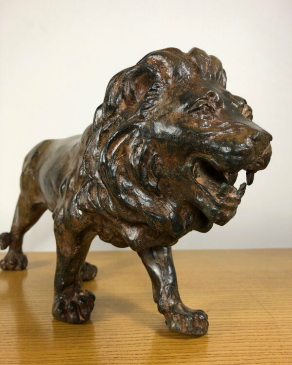 Statue de lion en bronze – Image 4