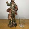 Statuette en bois polychrome XVIIIème siècle – Image 6