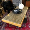 Table basse granit et bois