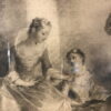 Petit trumeau gravure et miroir biseauté XIXème siècle – Image 6
